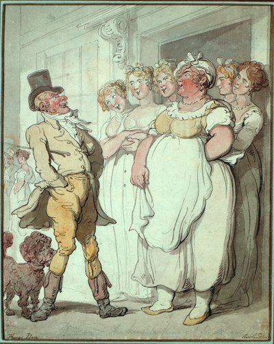 De Plaats van de Koning door Thomas Rowlandson